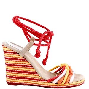 Marc Jacob’s Multicolored Wedge Espadrille Shoe